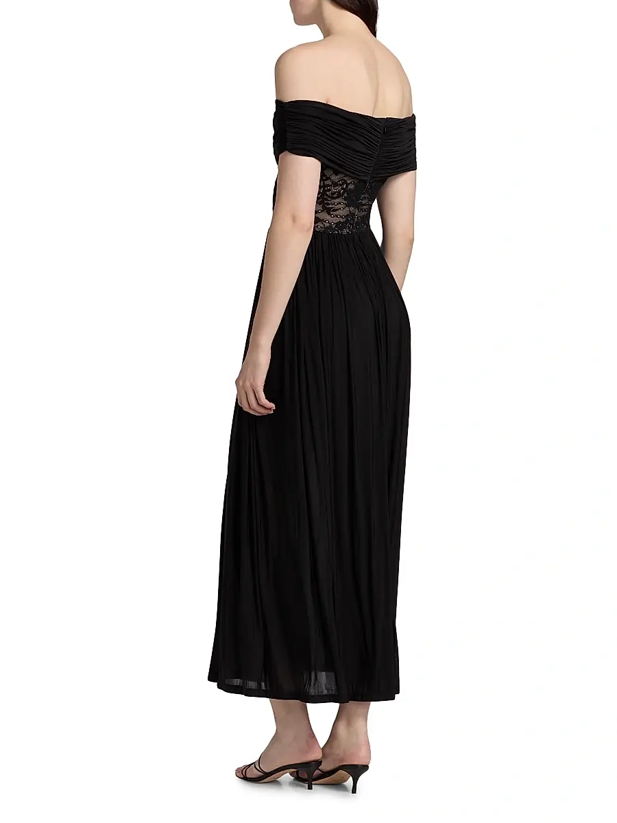 Zimmermann Women's Stretch Lace Jersey Maxi Dress | Thumbnail 5 Zimmermann Women's Stretch Lace Jersey Maxi Dress | Thumbnail 5