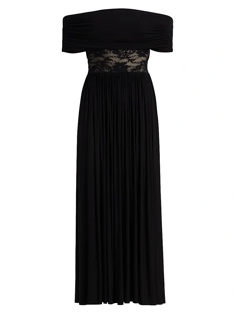 Zimmermann Women's Stretch Lace Jersey Maxi Dress