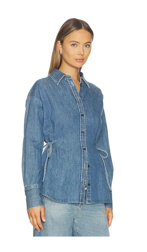 Closed N Waisted Strap Blouse | Thumbnail 2 Closed N Waisted Strap Blouse | Thumbnail 2