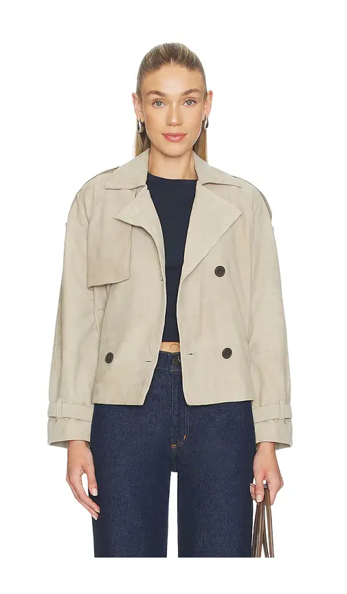 AllSaints Reed Suede Jacket | Thumbnail 2
