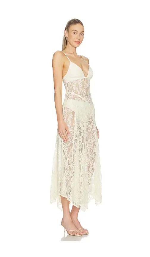 Lovers and Friends Skye Midi Dress | Thumbnail 2 Lovers and Friends Skye Midi Dress | Thumbnail 2