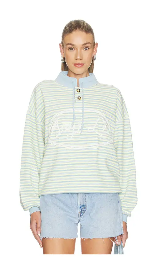 Boys Lie Honor Roll Henley Crewneck Sweatshirt