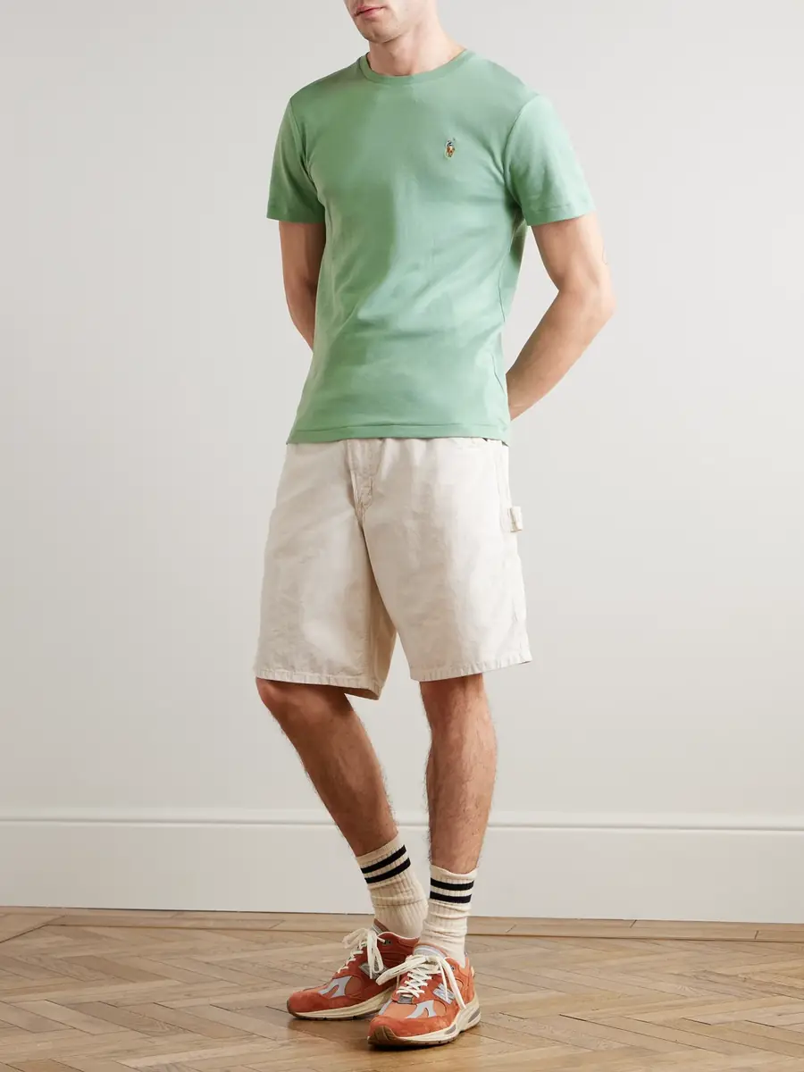 Polo Ralph Lauren Logo-Embroidered Cotton-Jersey T-Shirt - Men | Thumbnail 2 Polo Ralph Lauren Logo-Embroidered Cotton-Jersey T-Shirt - Men | Thumbnail 2