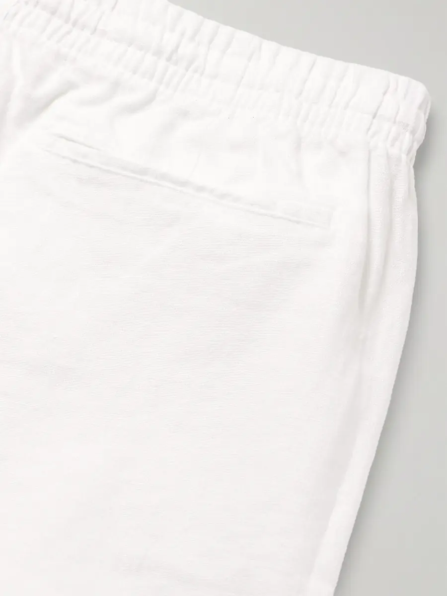 Polo Ralph Lauren Prepster Straight-Leg Logo-Embroidered Linen Drawstring Shorts - Men | Thumbnail 5 Polo Ralph Lauren Prepster Straight-Leg Logo-Embroidered Linen Drawstring Shorts - Men | Thumbnail 5