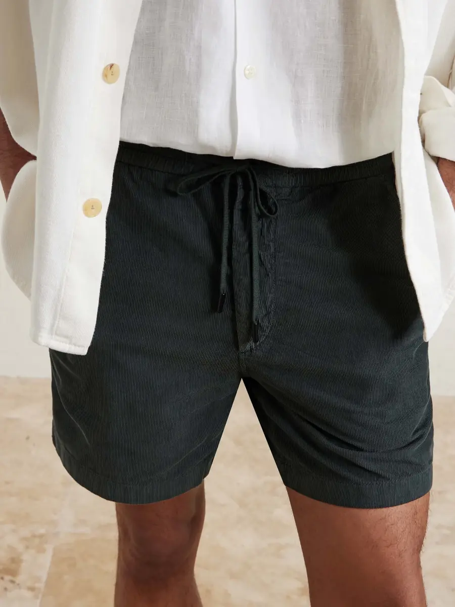 Slowear Straight-Leg Cotton-Corduroy Drawstring Shorts - Men | Thumbnail 5 Slowear Straight-Leg Cotton-Corduroy Drawstring Shorts - Men | Thumbnail 5