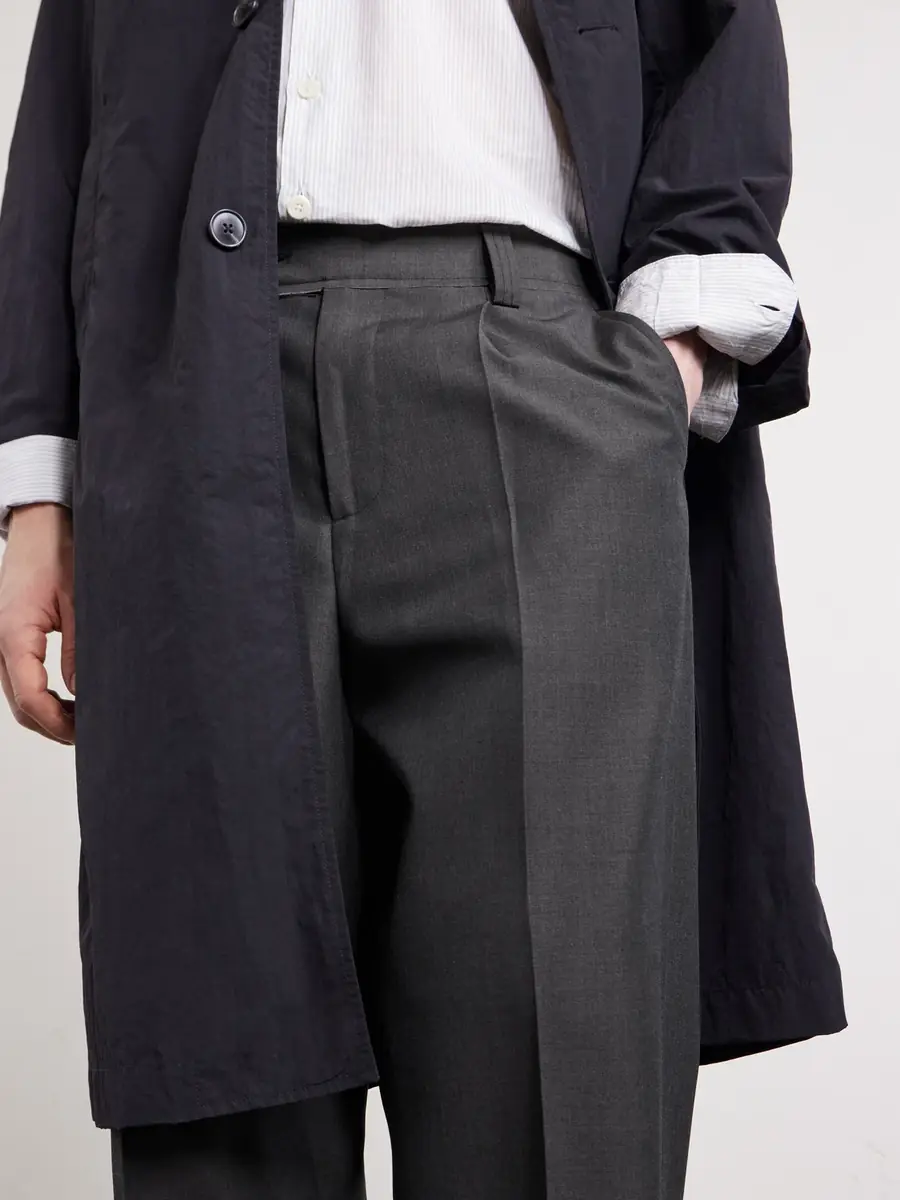 mfpen Straight-Leg Pleated Wool Trousers - Men | Thumbnail 5 mfpen Straight-Leg Pleated Wool Trousers - Men | Thumbnail 5