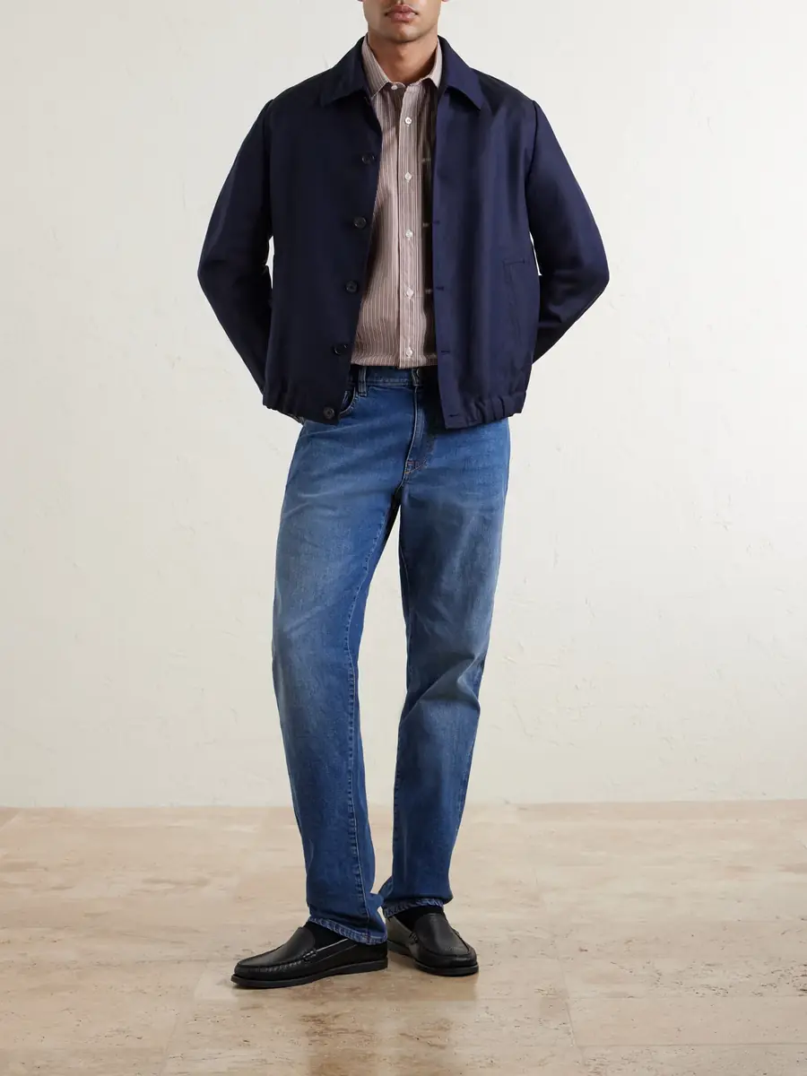 Slowear Wool and Linen-Blend Bomber - Men | Thumbnail 2 Slowear Wool and Linen-Blend Bomber - Men | Thumbnail 2