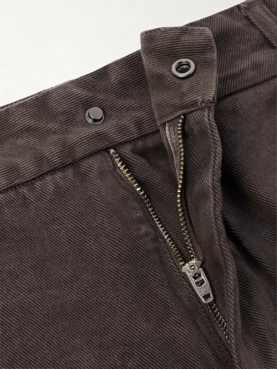 Amomento Garment Dyed Wide-Leg Jeans - Men | Thumbnail 6 Amomento Garment Dyed Wide-Leg Jeans - Men | Thumbnail 6