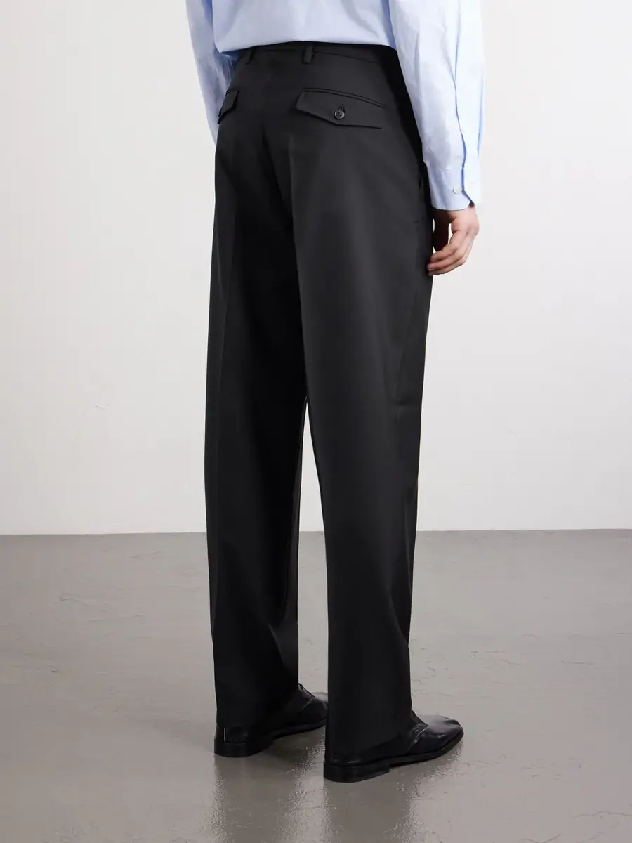 mfpen Formal Straight-Leg Pleated Wool Suit Trousers - Men | Thumbnail 4