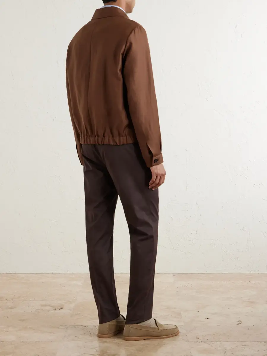 Slowear Wool and Linen-Blend Bomber - Men | Thumbnail 4 Slowear Wool and Linen-Blend Bomber - Men | Thumbnail 4