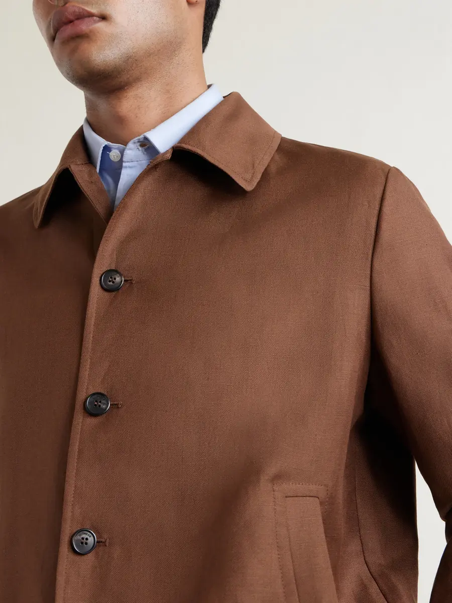 Slowear Wool and Linen-Blend Bomber - Men | Thumbnail 5 Slowear Wool and Linen-Blend Bomber - Men | Thumbnail 5