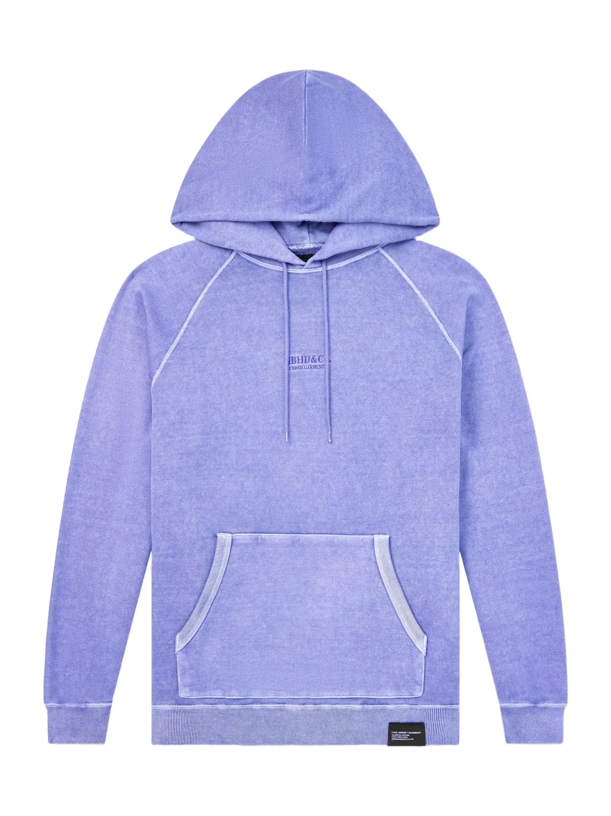 Neighborhood Logo-Embroidered Pigment-Dyed Cotton-Jersey Hoodie - Men