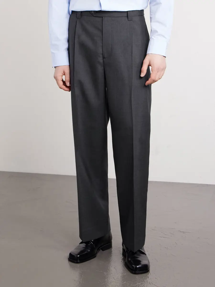 mfpen Service Pleated Wool Trousers - Men | Thumbnail 3 mfpen Service Pleated Wool Trousers - Men | Thumbnail 3