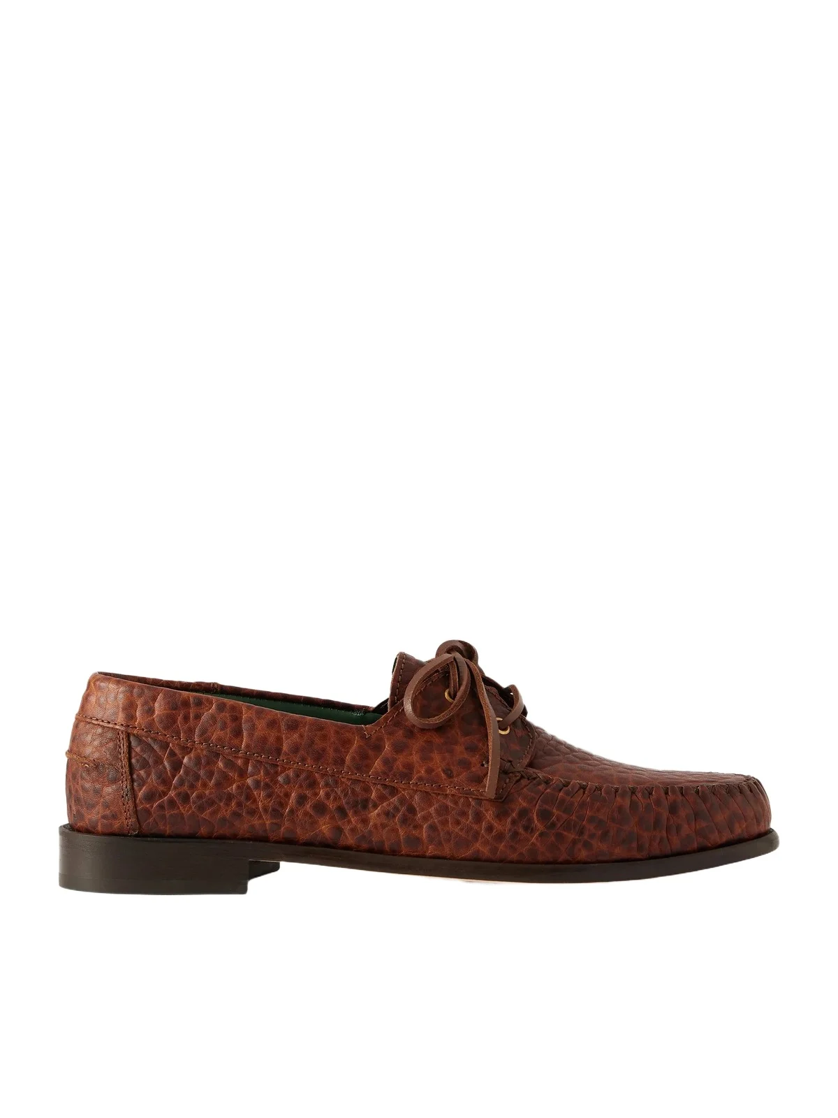 Millo Croc-Effect Leather Boat Shoes - Men Millo Croc-Effect Leather Boat Shoes - Men