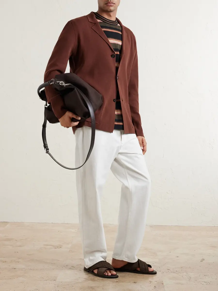 Slowear Cotton-Crepe Blazer - Men | Thumbnail 2 Slowear Cotton-Crepe Blazer - Men | Thumbnail 2
