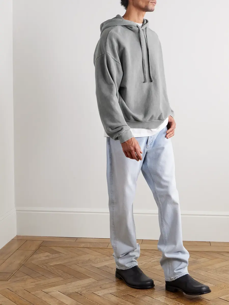 AGOLDE Salford Cotton-Jersey Hoodie - Men | Thumbnail 2 AGOLDE Salford Cotton-Jersey Hoodie - Men | Thumbnail 2