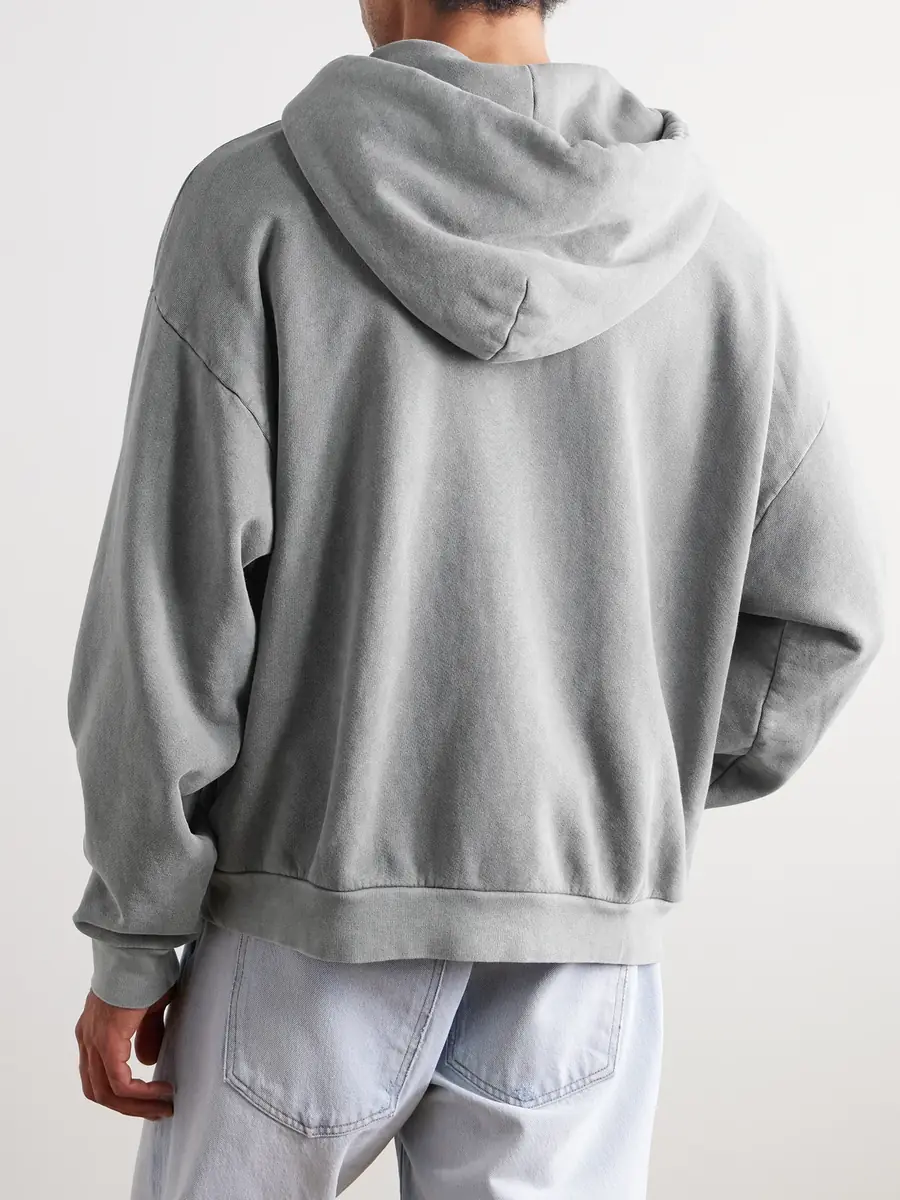 AGOLDE Salford Cotton-Jersey Hoodie - Men | Thumbnail 4 AGOLDE Salford Cotton-Jersey Hoodie - Men | Thumbnail 4