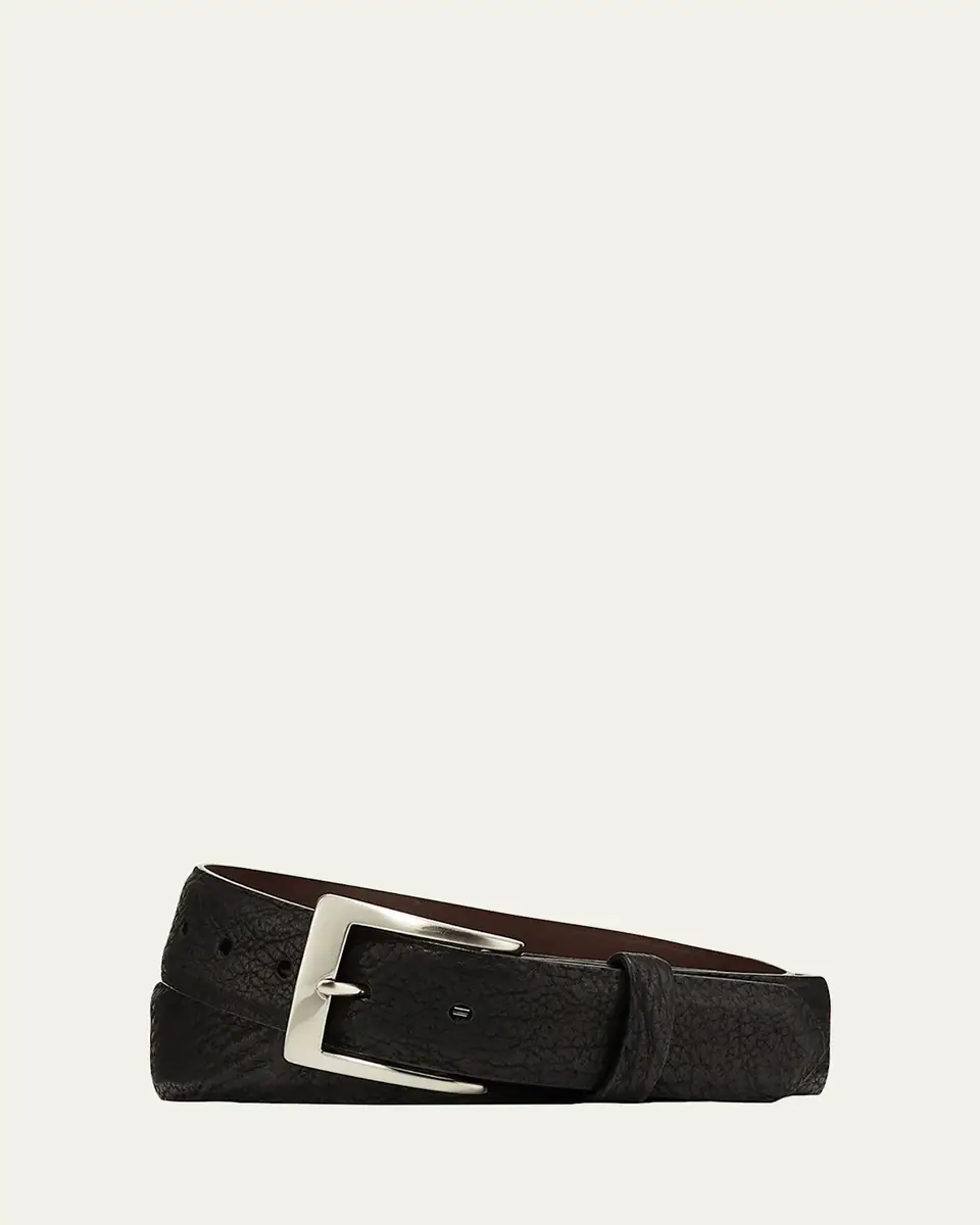W. Kleinberg Men's Sharkskin Belt | Thumbnail 2