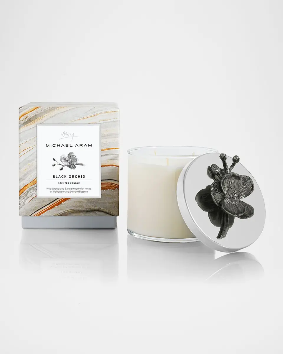 Michael Aram Black Orchid Candle | Thumbnail 4 Michael Aram Black Orchid Candle | Thumbnail 4