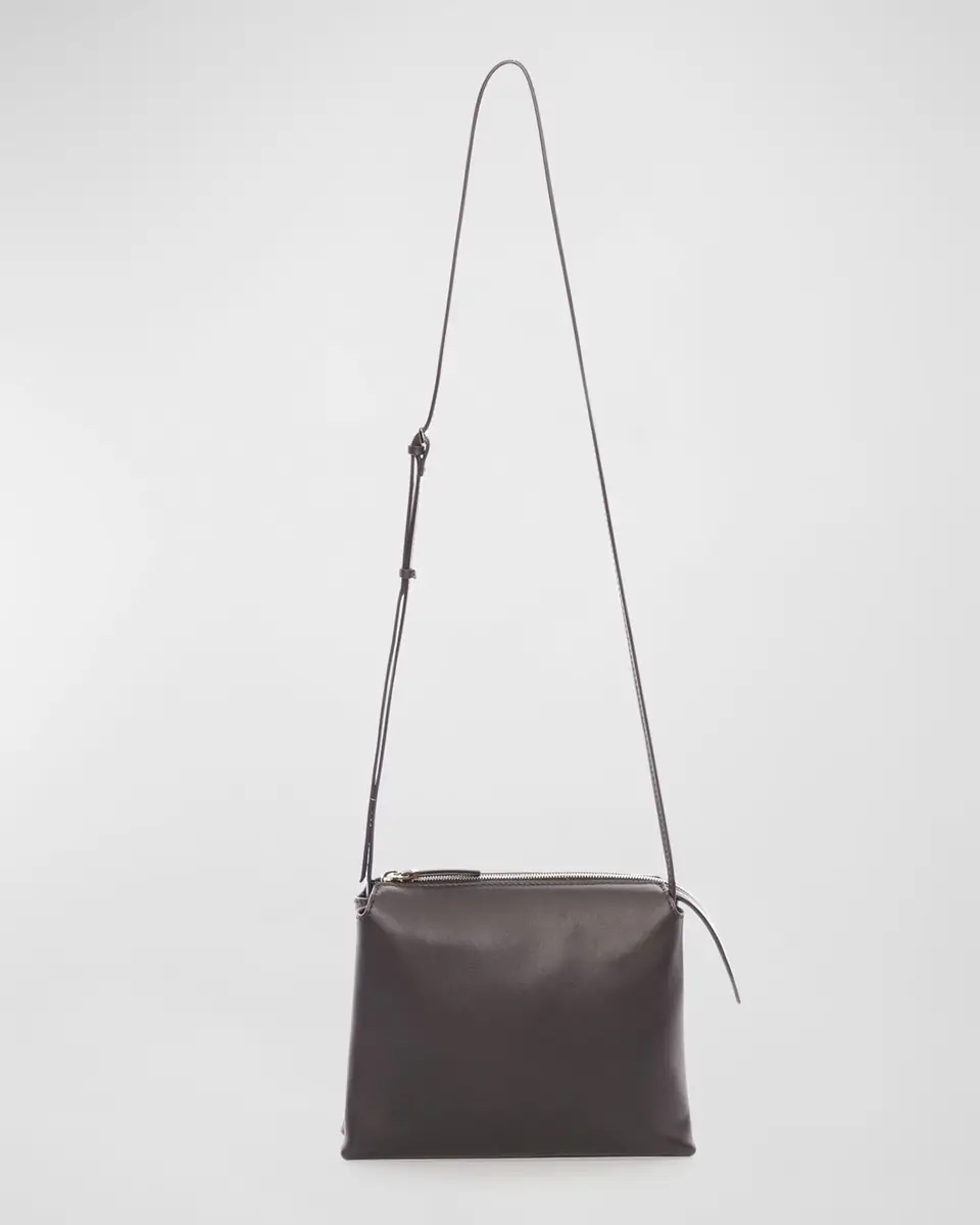 The Row Nu Twin Mini Crossbody in Smooth Calfskin | Thumbnail 2 The Row Nu Twin Mini Crossbody in Smooth Calfskin | Thumbnail 2
