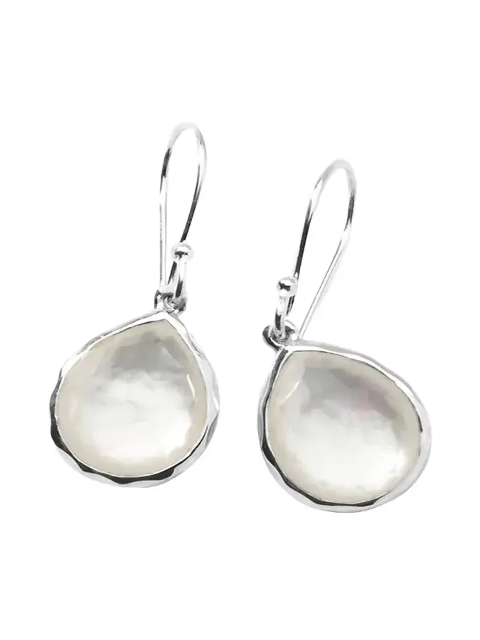 Mini Teardrop Earrings in Sterling Silver Mini Teardrop Earrings in Sterling Silver