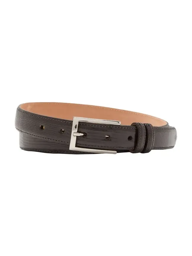 Men's Lizard Leather Belt Men's Lizard Leather Belt