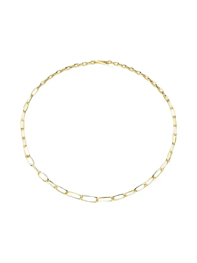 Lizzie Mandler Fine Jewelry Graduated Knife Edge Oval Link Choker