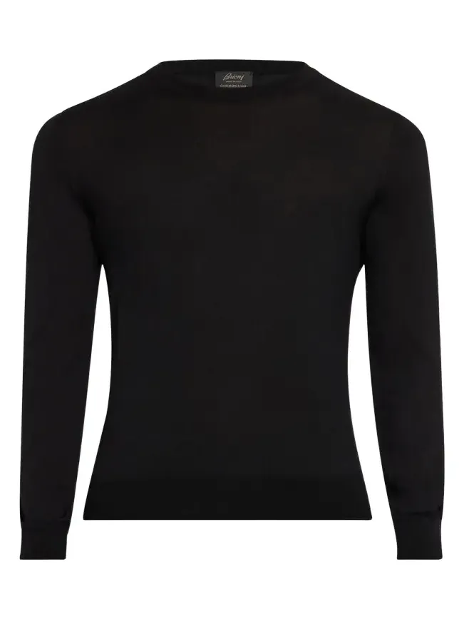 Brioni Men's Long-Sleeve Crewneck T-Shirt