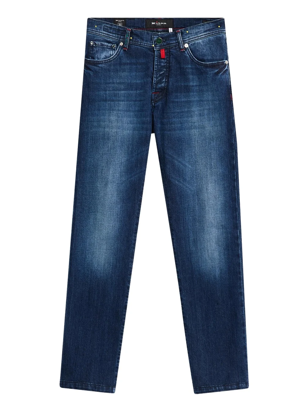 Kiton Men's Slim-Fit Dark Wash Jeans