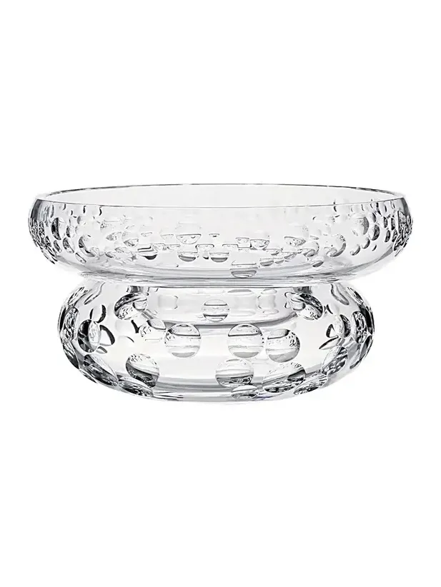 William Yeoward Crystal Caprice Caviar Server with Mother-of-Pearl Spoon, 9 oz.