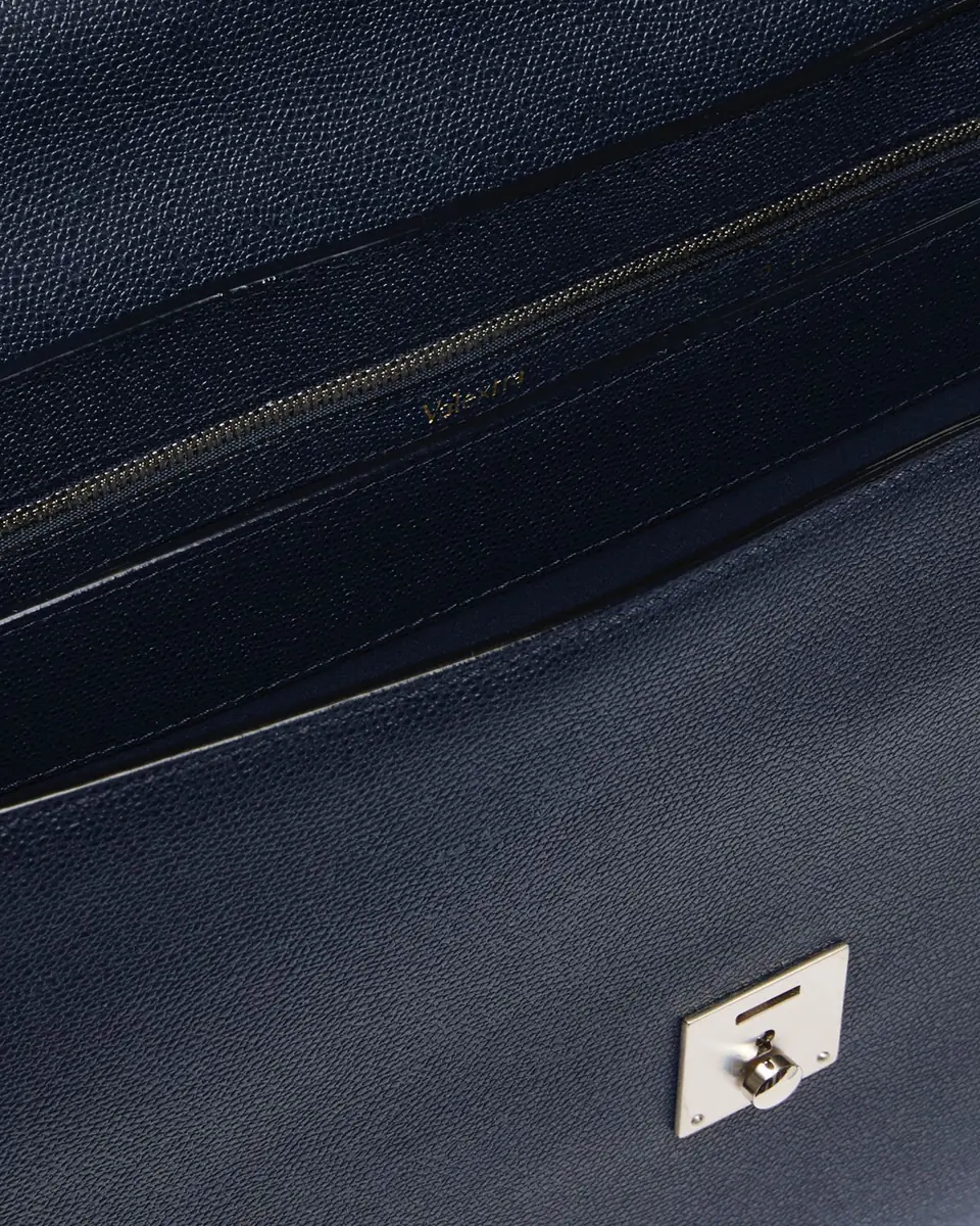 Valextra Men's Avietta Leather Briefcase | Thumbnail 3 Valextra Men's Avietta Leather Briefcase | Thumbnail 3