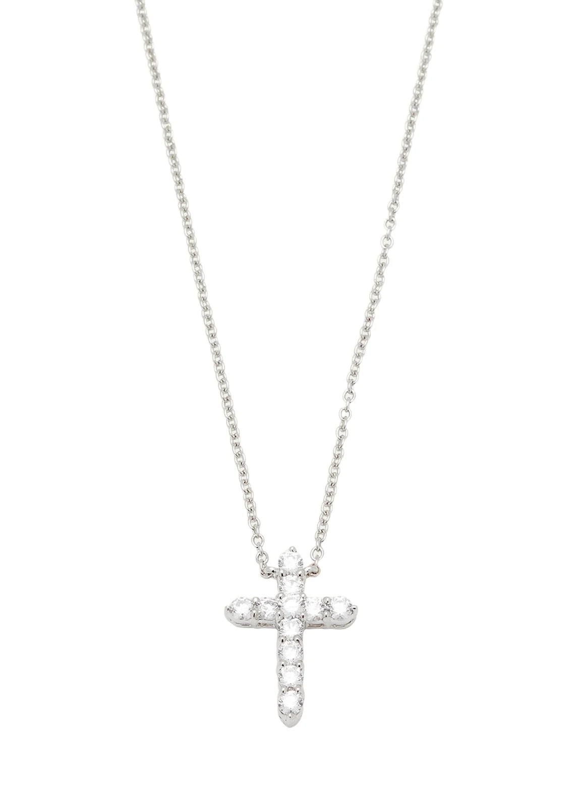FANTASIA by DESERIO CZ Cross Pendant Necklace