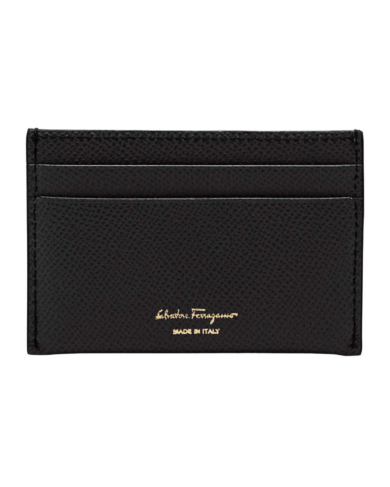 Ferragamo Gancini Leather Card Case