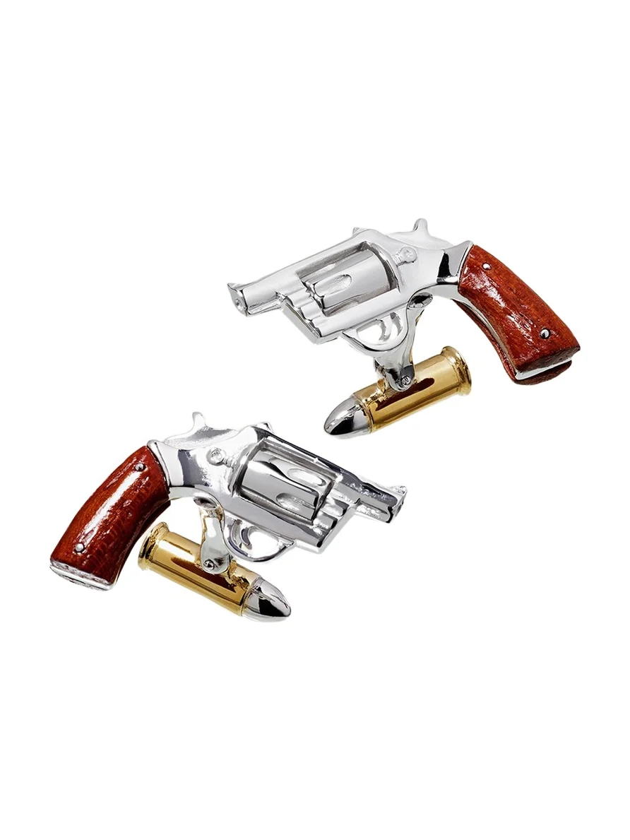 Men's Gun and Bullet Cufflinks Men's Gun and Bullet Cufflinks
