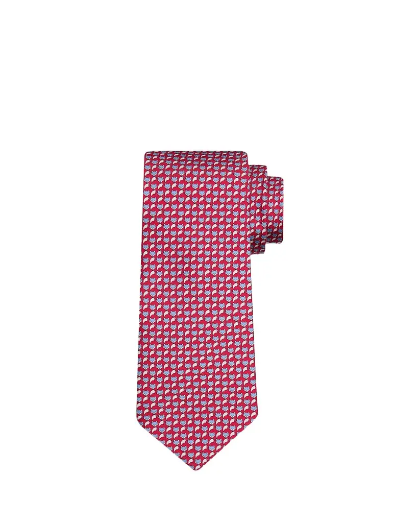 Ferragamo Men's Fox Face and Tail Silk Tie | Image 1 Ferragamo Men's Fox Face and Tail Silk Tie | Image 1