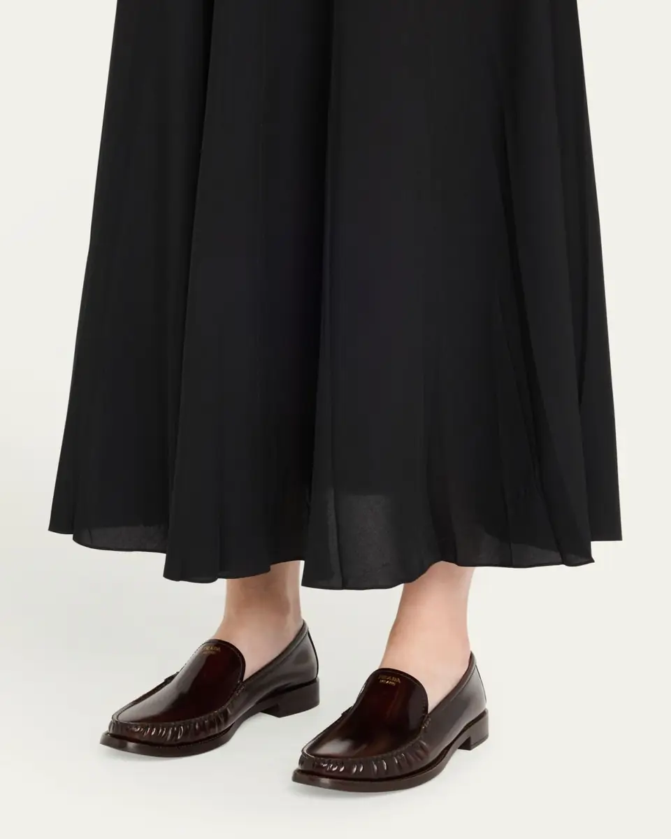 Prada Brushed Leather Loafers | Thumbnail 2 Prada Brushed Leather Loafers | Thumbnail 2