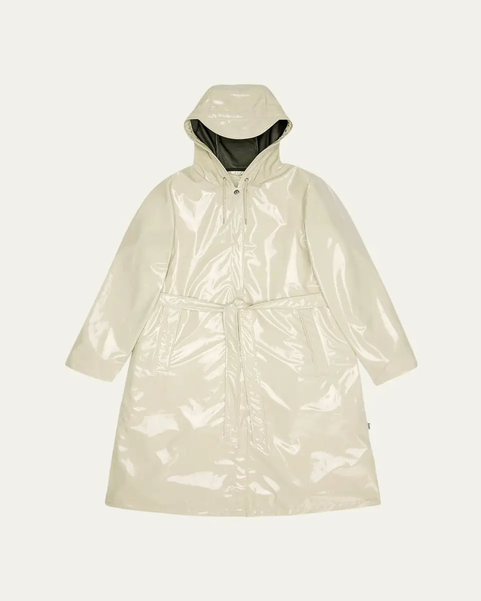 Rains Long A-Line Hooded Rain Jacket | Thumbnail 6 Rains Long A-Line Hooded Rain Jacket | Thumbnail 6