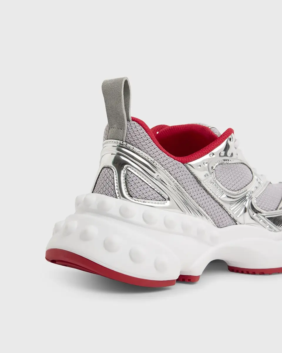 Christian Louboutin So Flo Mesh & Metallic Leather Runner Sneakers | Thumbnail 2 Christian Louboutin So Flo Mesh & Metallic Leather Runner Sneakers | Thumbnail 2