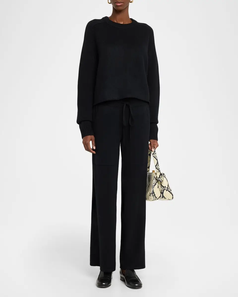 Lisa Yang Omi Cashmere Knit Straight-Leg Ankle Trousers | Thumbnail 6 Lisa Yang Omi Cashmere Knit Straight-Leg Ankle Trousers | Thumbnail 6