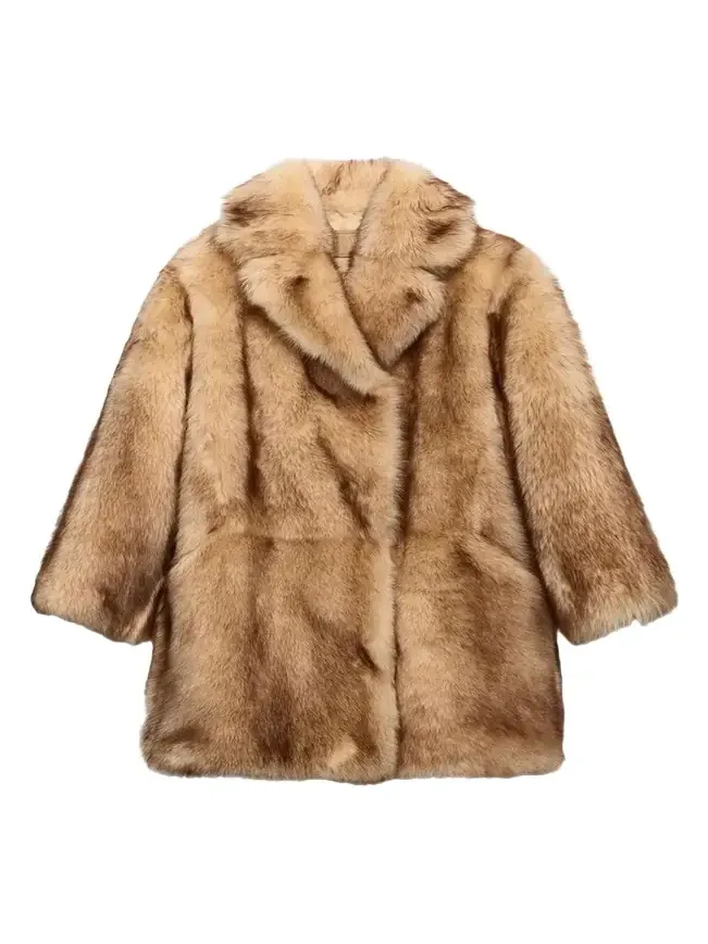 Lamb Shearling Oversized Coat