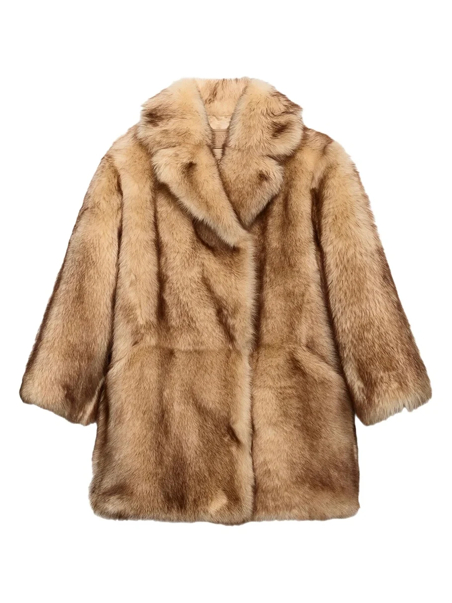 Lamb Shearling Oversized Coat