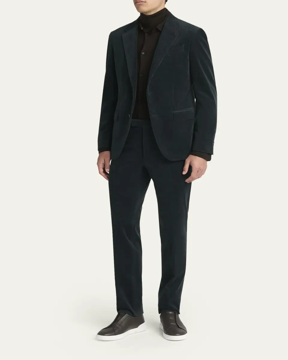 ZEGNA Men's Corduroy Two-Piece Suit | Thumbnail 4 ZEGNA Men's Corduroy Two-Piece Suit | Thumbnail 4