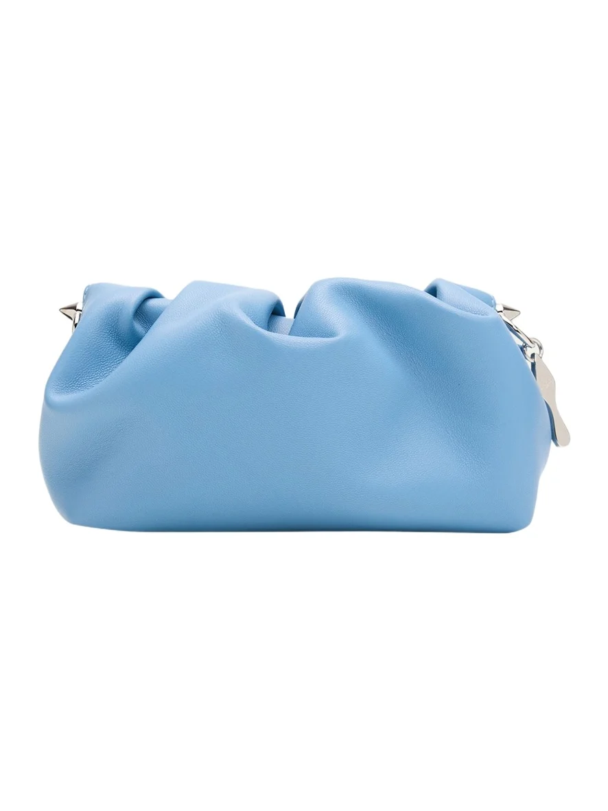 Eva Mini Pleated Crossbody Bag in Nappa Leather Eva Mini Pleated Crossbody Bag in Nappa Leather