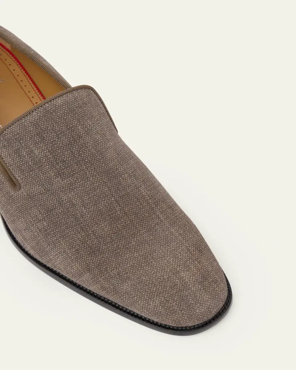 Christian Louboutin Men's Danny Flex Crosta Knit Loafers | Thumbnail 3