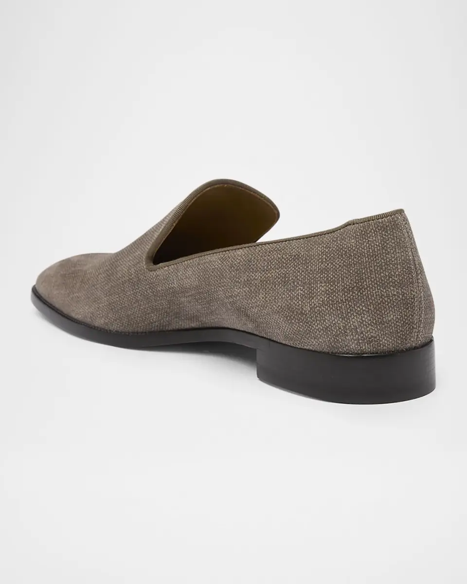 Christian Louboutin Men's Danny Flex Crosta Knit Loafers | Thumbnail 4