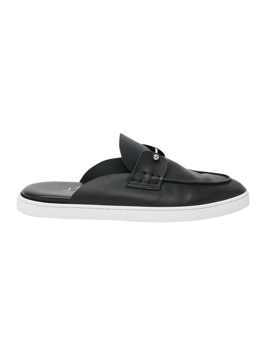 Christian Louboutin Men's Chanme Leather Slides
