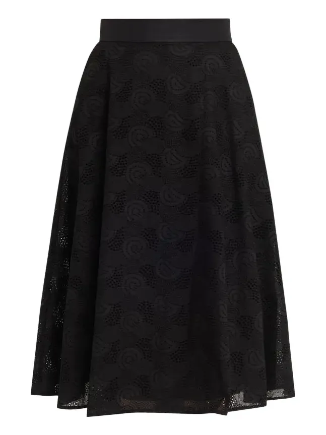 Orbit Broderie Anglaise Midi Skirt