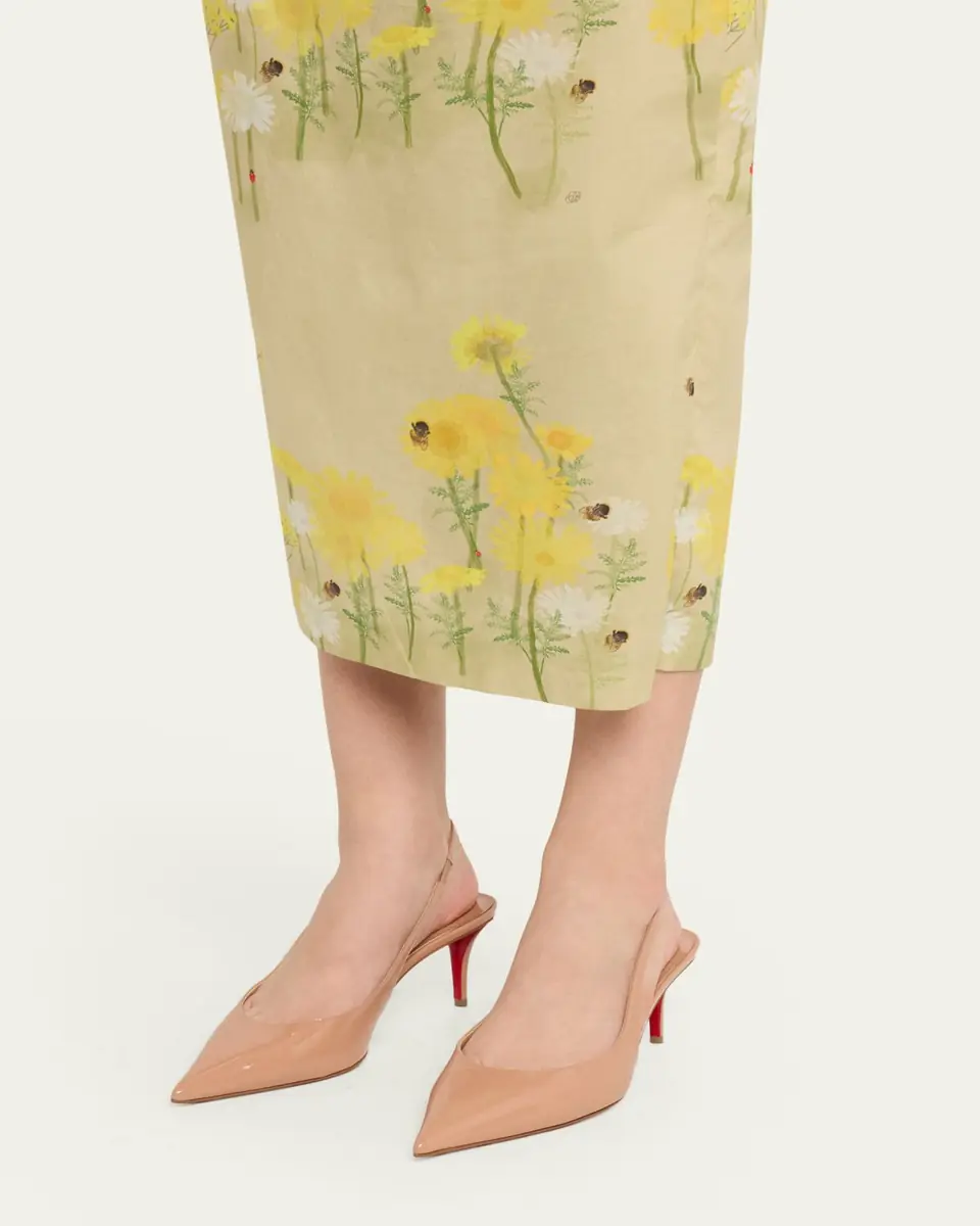 Christian Louboutin 60mm Miss Z Patent Leather Slingback Pumps | Thumbnail 2 Christian Louboutin 60mm Miss Z Patent Leather Slingback Pumps | Thumbnail 2