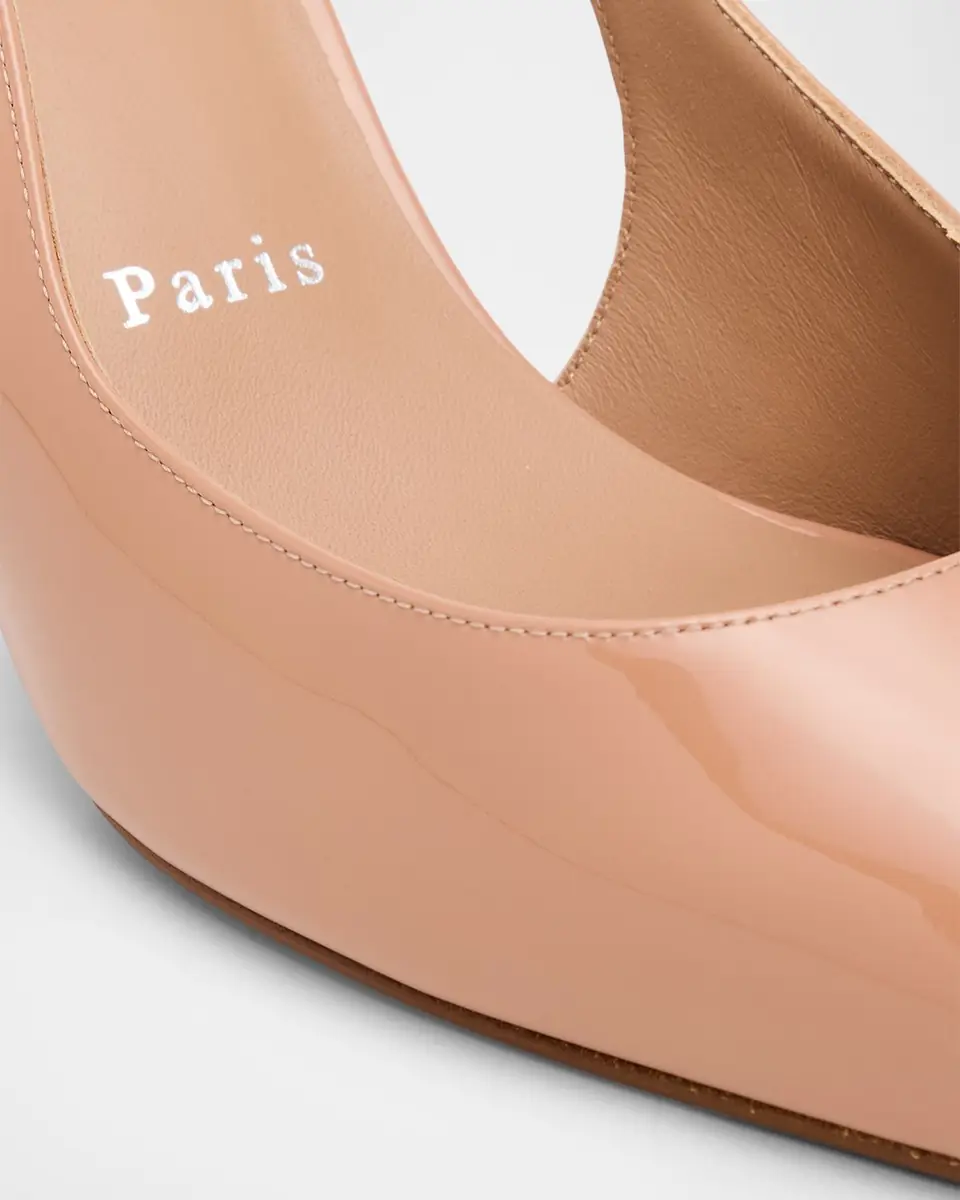 Christian Louboutin 60mm Miss Z Patent Leather Slingback Pumps | Thumbnail 12 Christian Louboutin 60mm Miss Z Patent Leather Slingback Pumps | Thumbnail 12