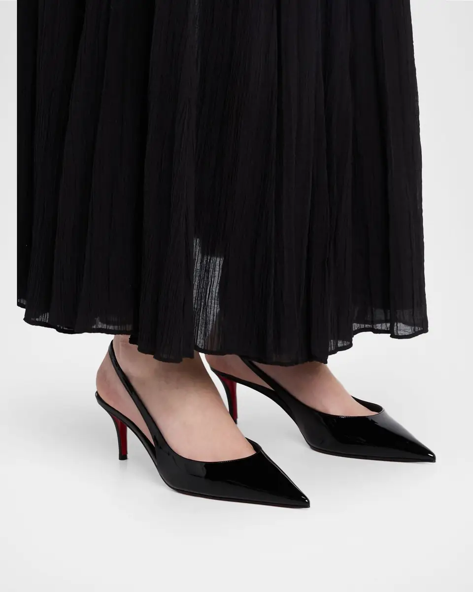 Christian Louboutin 60mm Miss Z Patent Leather Slingback Pumps | Thumbnail 14 Christian Louboutin 60mm Miss Z Patent Leather Slingback Pumps | Thumbnail 14